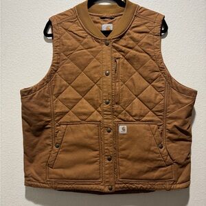 Carhartt Quilted Tan Vest 2x